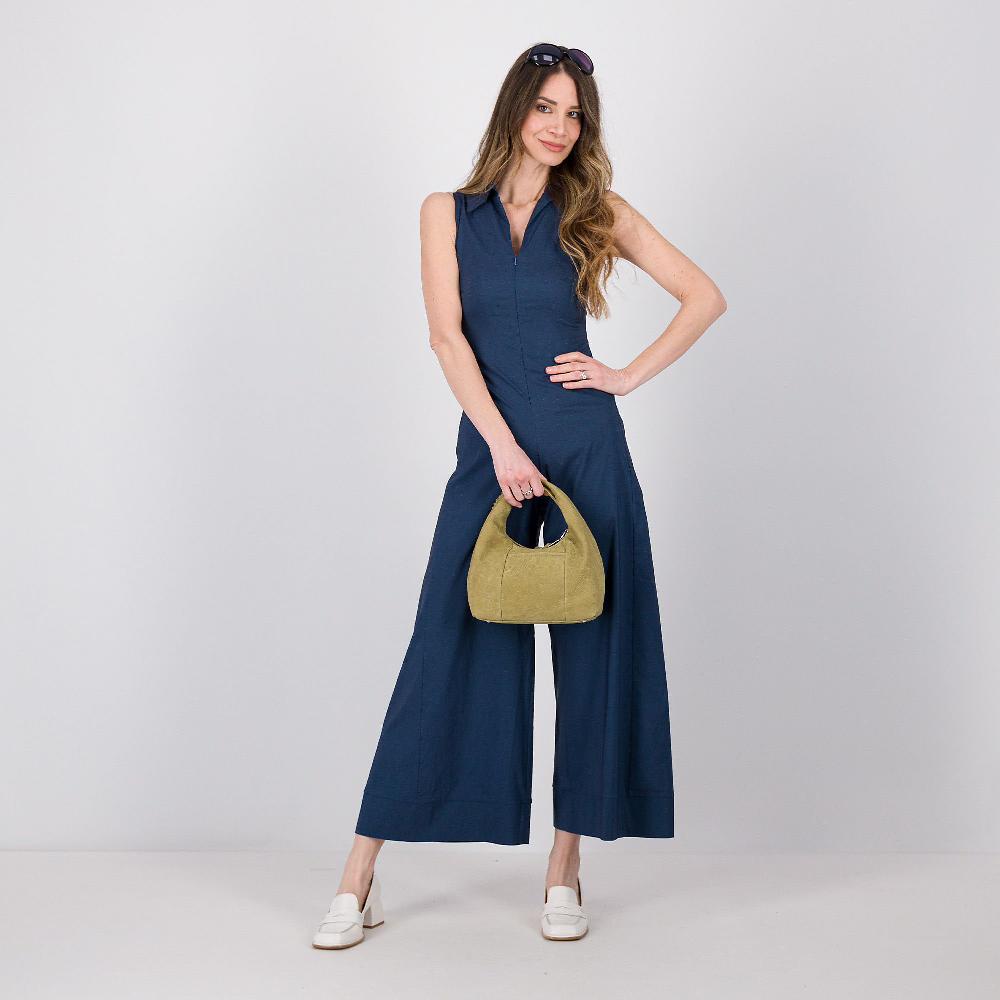 QVC REBEKA ROSS Tuta jumpsuit smanicata in bengalina