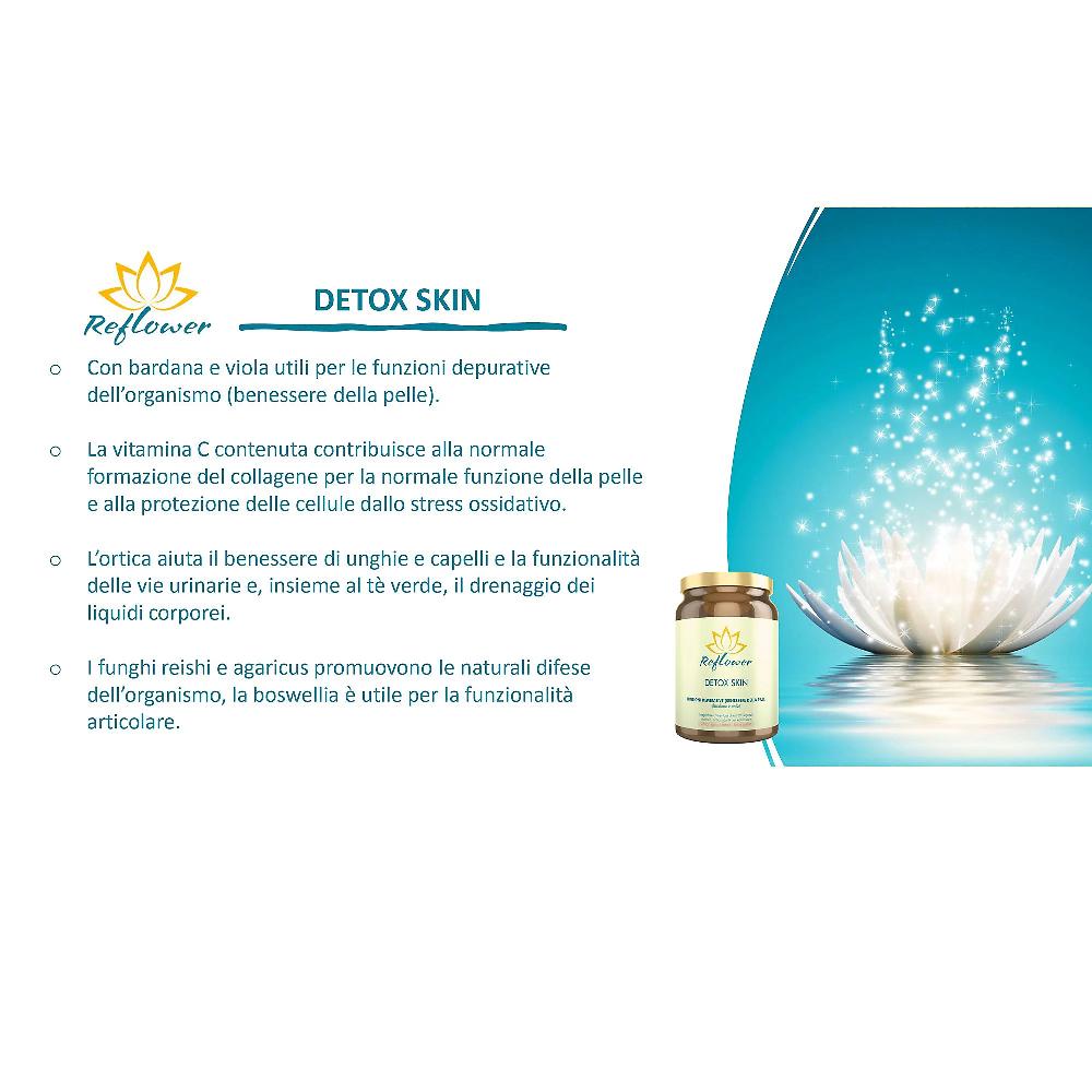 QVC Reflower Detox Skin Integratore Alimentare (250g)