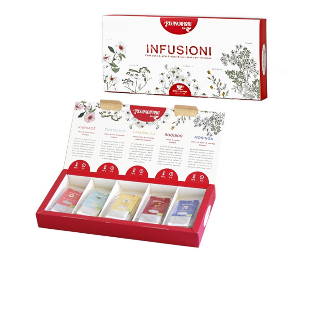 QVC Regina Di Fiori Kit: Elephant Collection + Infusi BIO + Tisane Per Il Riposo