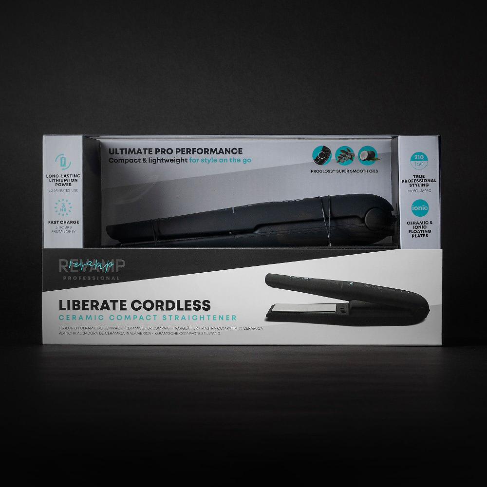 QVC REVAMP Progloss Liberate Compact Styler In Ceramica Senza Fili