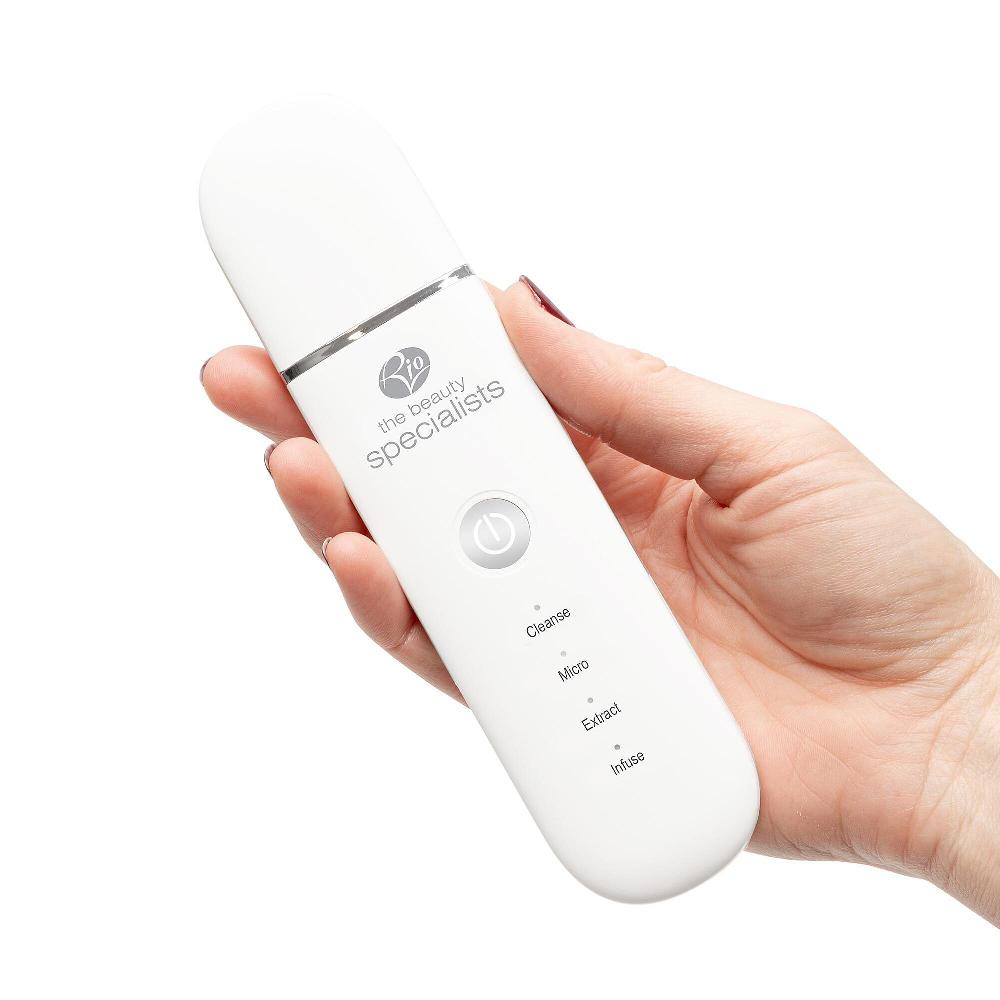 QVC RIO Ultrasonic Skin Cleanser Dispositivo Per Pulizia Del Viso