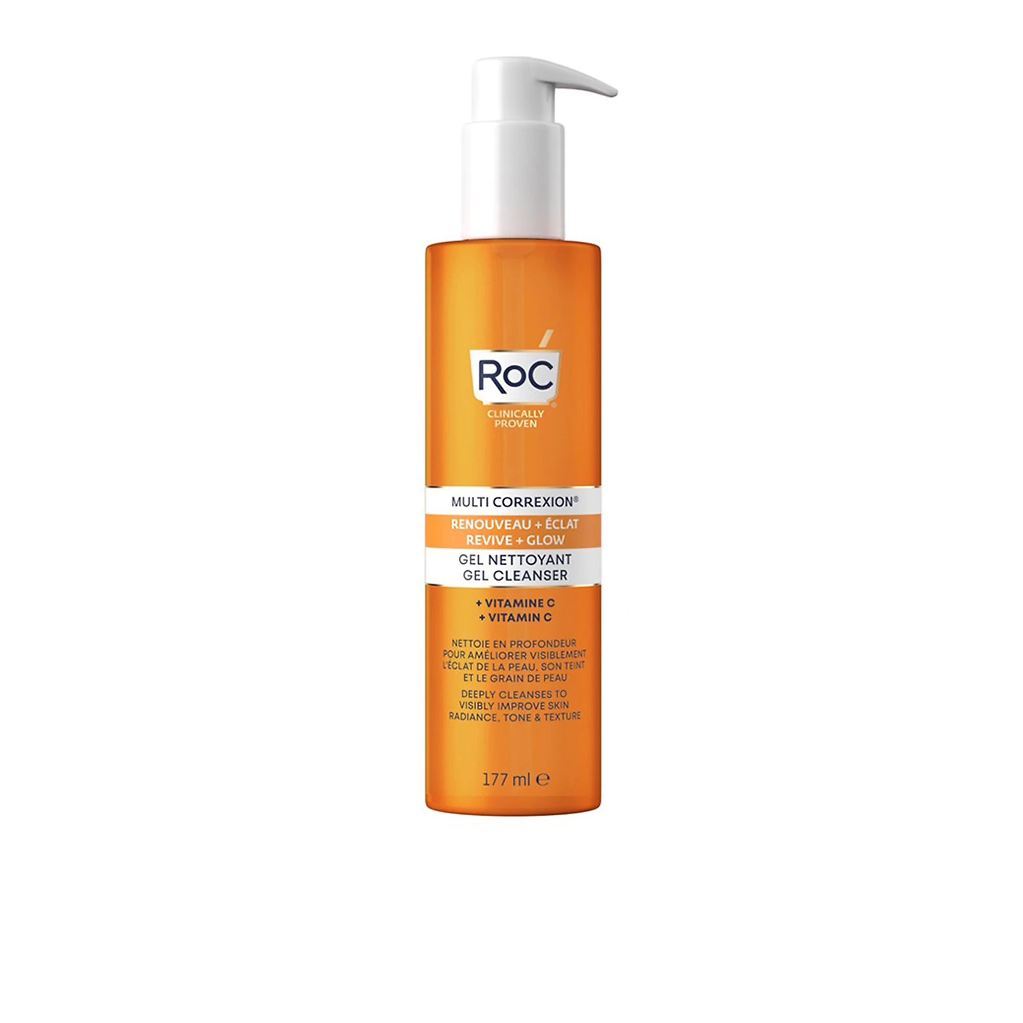 QVC RoC Detergente viso Multi Correxion Revive + Glow
