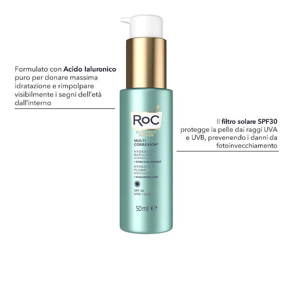 QVC RoC Multi Correxion Hydrate + Plump Crema Viso Con SPF30