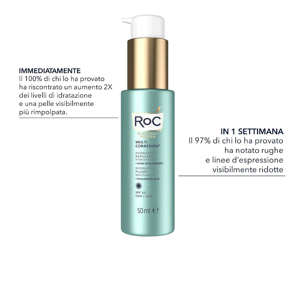 QVC RoC Multi Correxion Hydrate + Plump Crema Viso Con SPF30