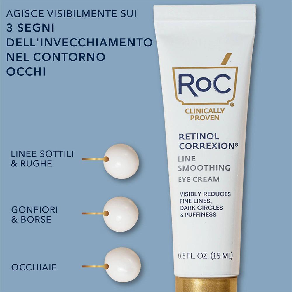 QVC RoC Retinol Correxion Line Smoothing Crema Contorno Occhi