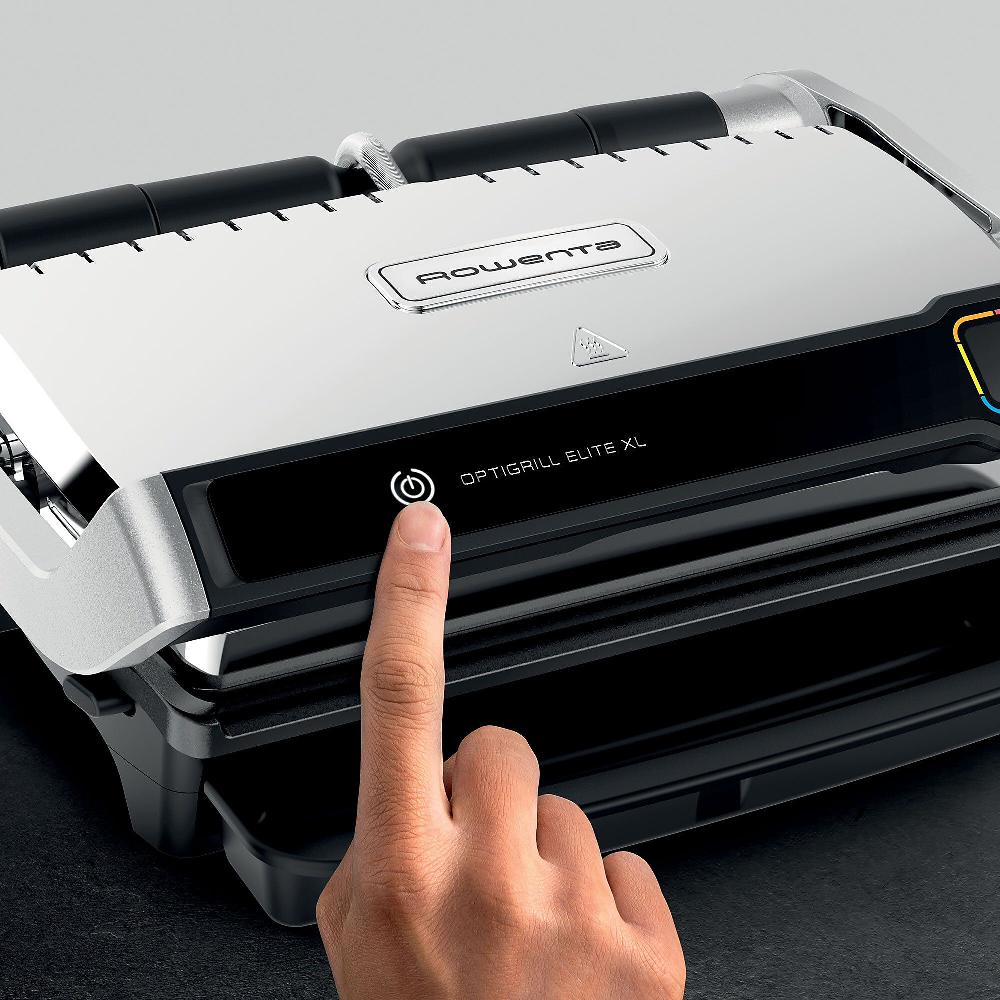 QVC Rowenta Griglia Elettrica OptiGrill+ Elite XL Con 16 Programmi