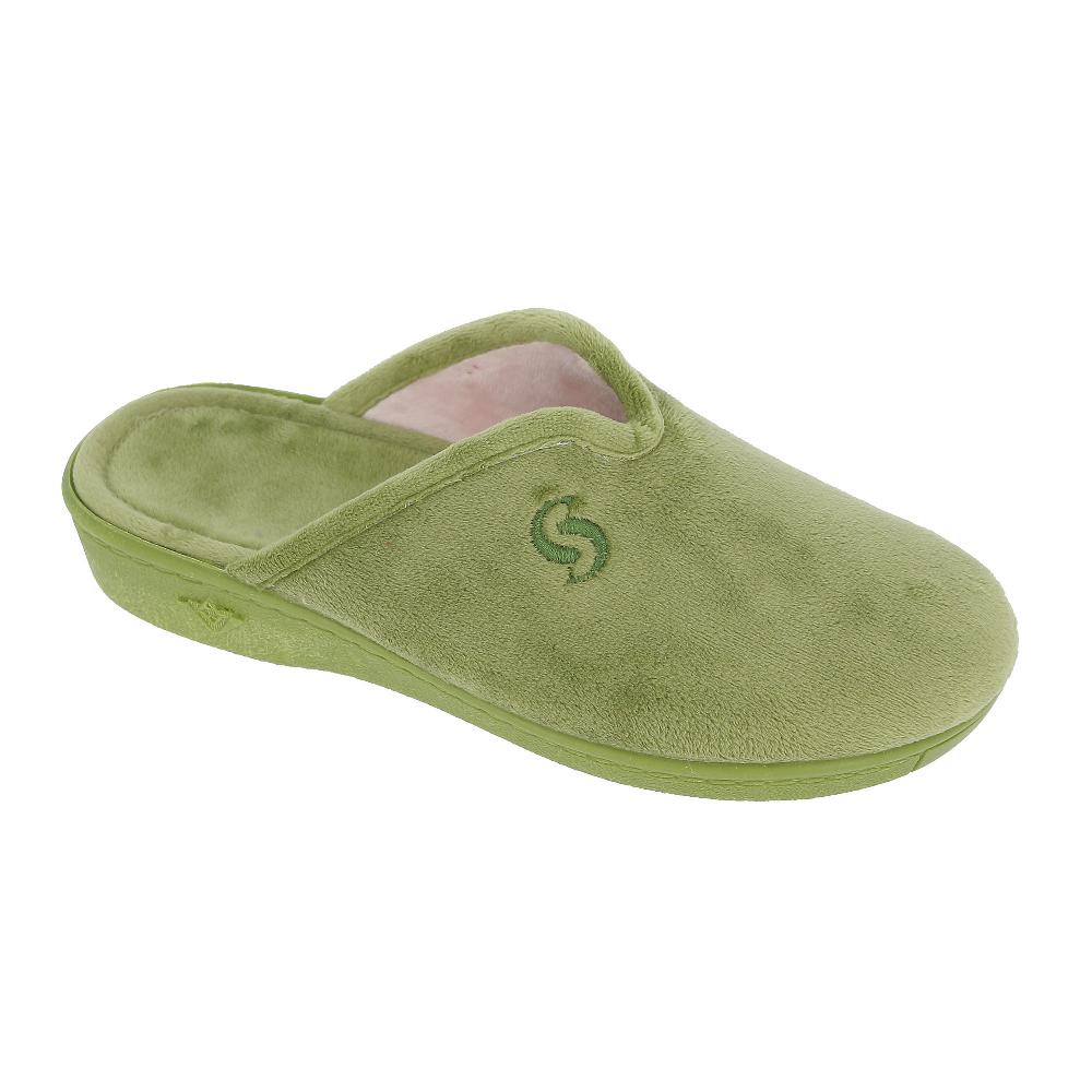 QVC Sabatini Pantofole Marisa in velluto con soletta Memory Foam