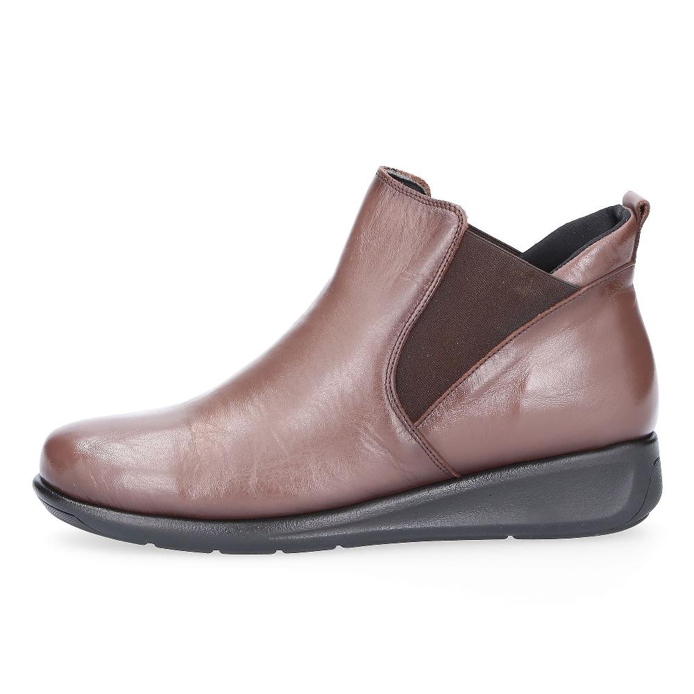 QVC Sabatini Stivaletti In Pelle Con Inseri Elastici
