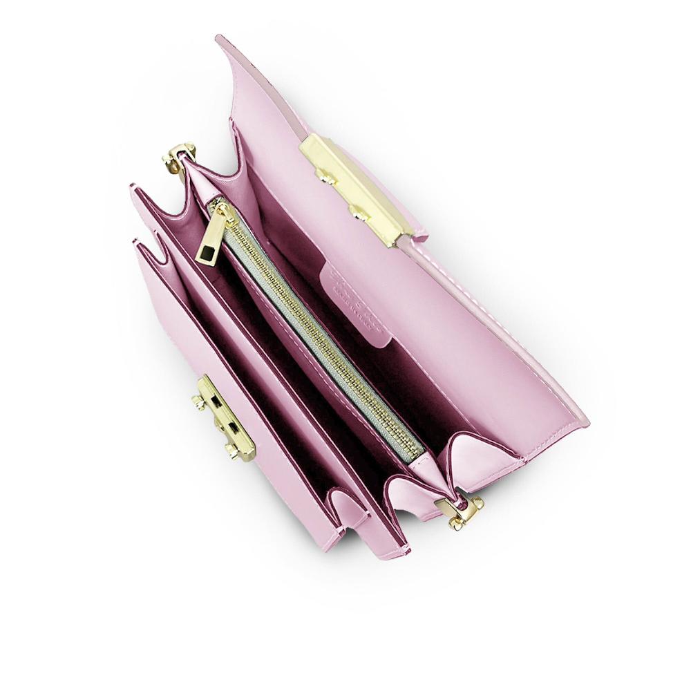 QVC Sabbatini & Turco Borsa A Spalla In Pelle Con Tracolla Removibile