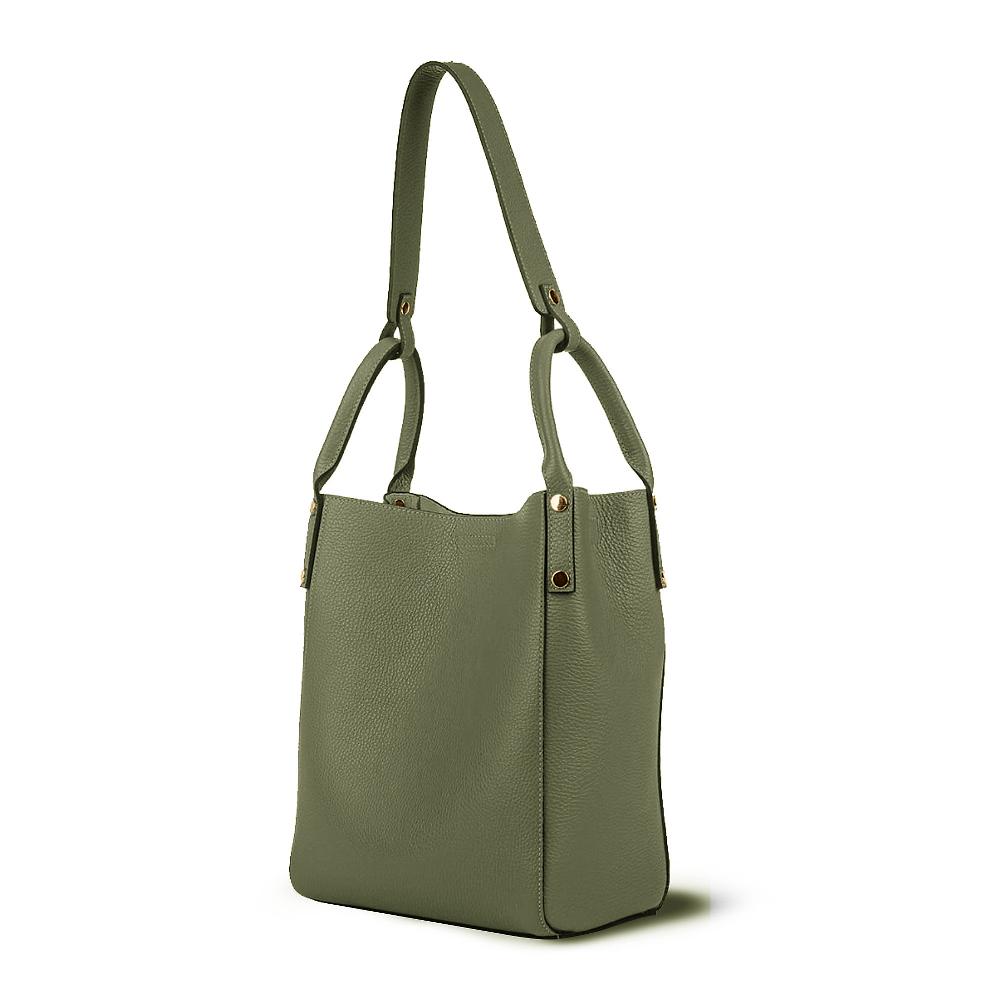 QVC Sabbatini & Turco Borsa A Spalla Leo In Pelle Dollaro Con Pochette Interna