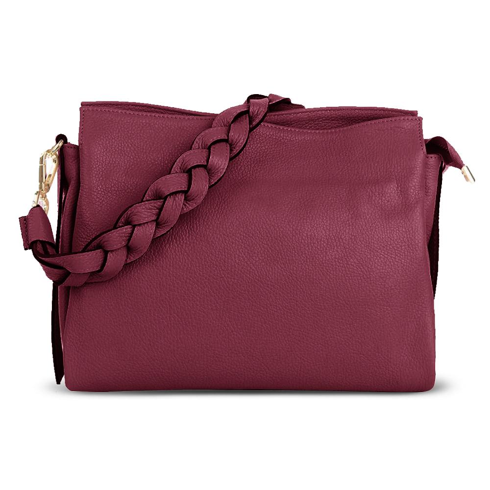 QVC Sabbatini & Turco Borsa a spalla Thelma in pelle dollaro con tracolla