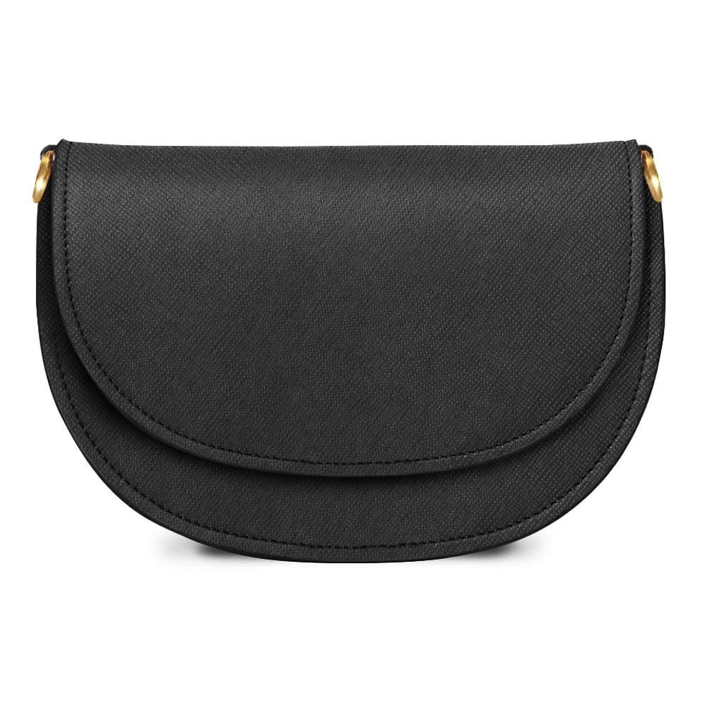QVC Sabbatini & Turco Borsa in pelle concia vegetale con patta frontale Balta