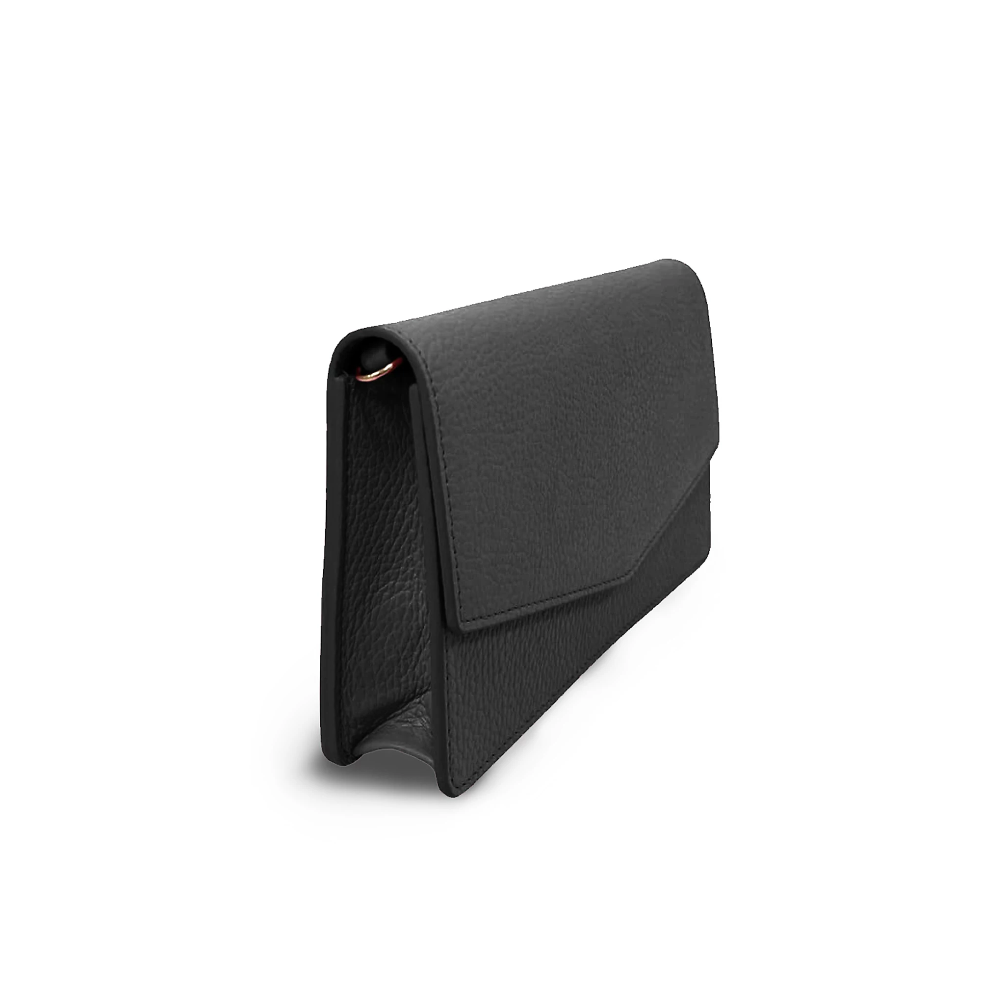 QVC Sabbatini & Turco Pochette/portafoglio Pura In Pelle Dollaro Tracolla Removibile