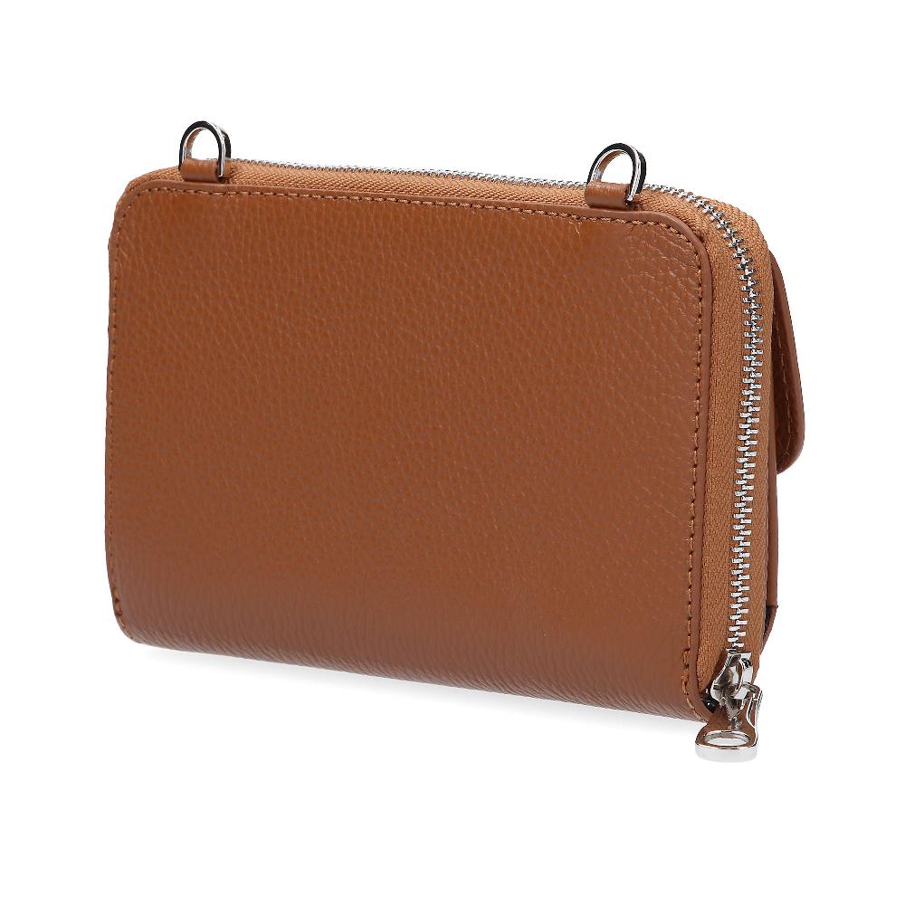 QVC Sabbatini & Turco Portafoglio/pochette Essy In Pelle Dollaro Con Tracolla