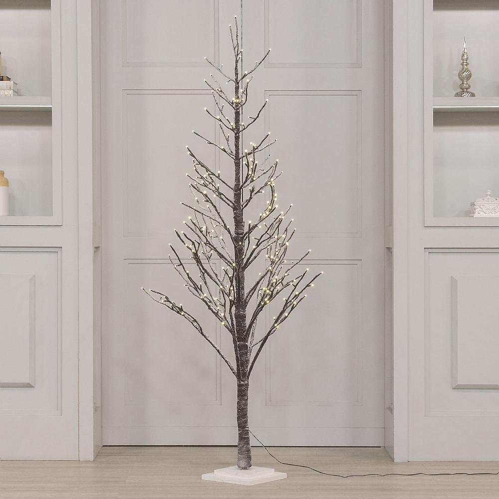 QVC Santa's Express Albero di Natale Natural Snow 180cm
