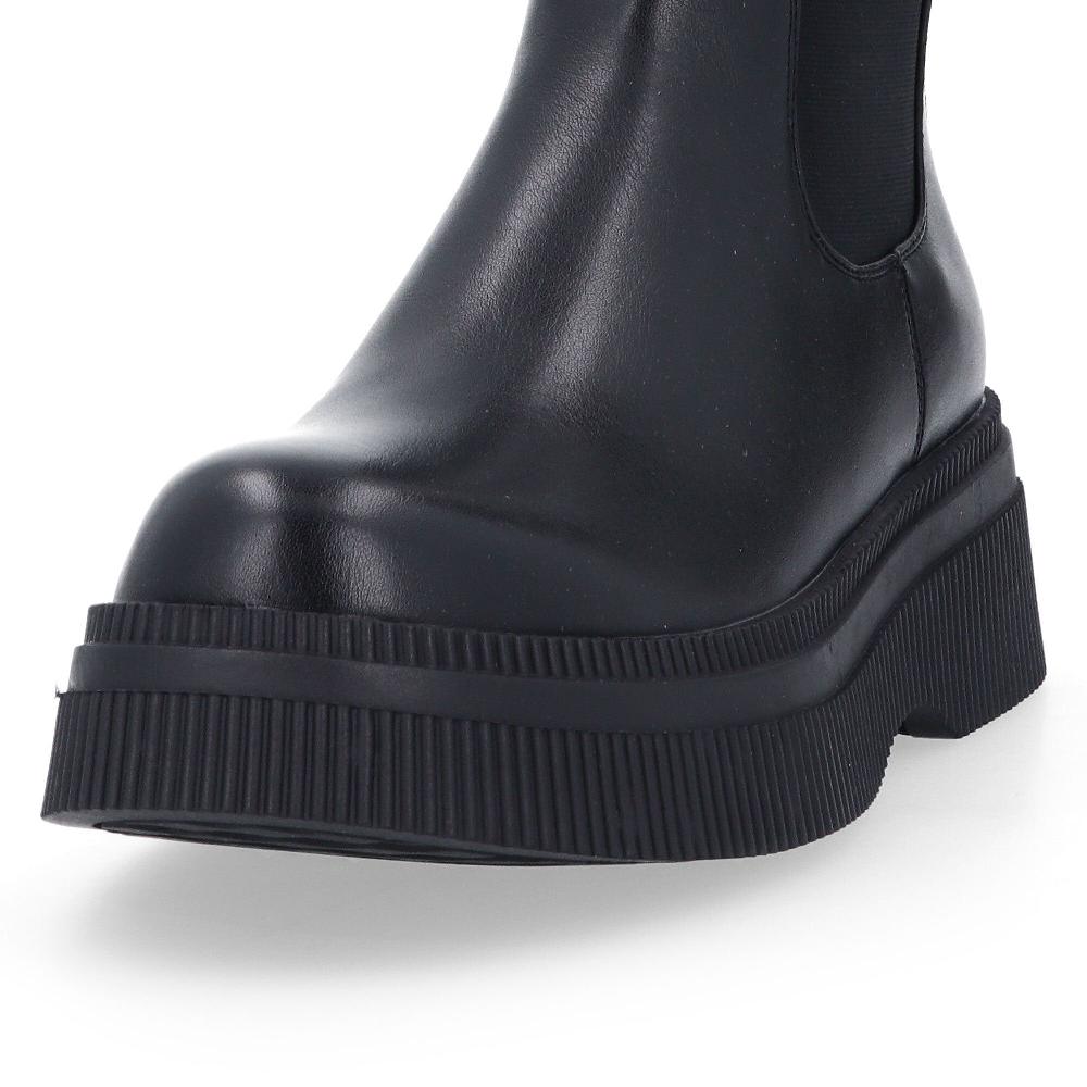 QVC Sara Lopez Stivaletti Chelsea Con Inserti Ed Elastico Laterale