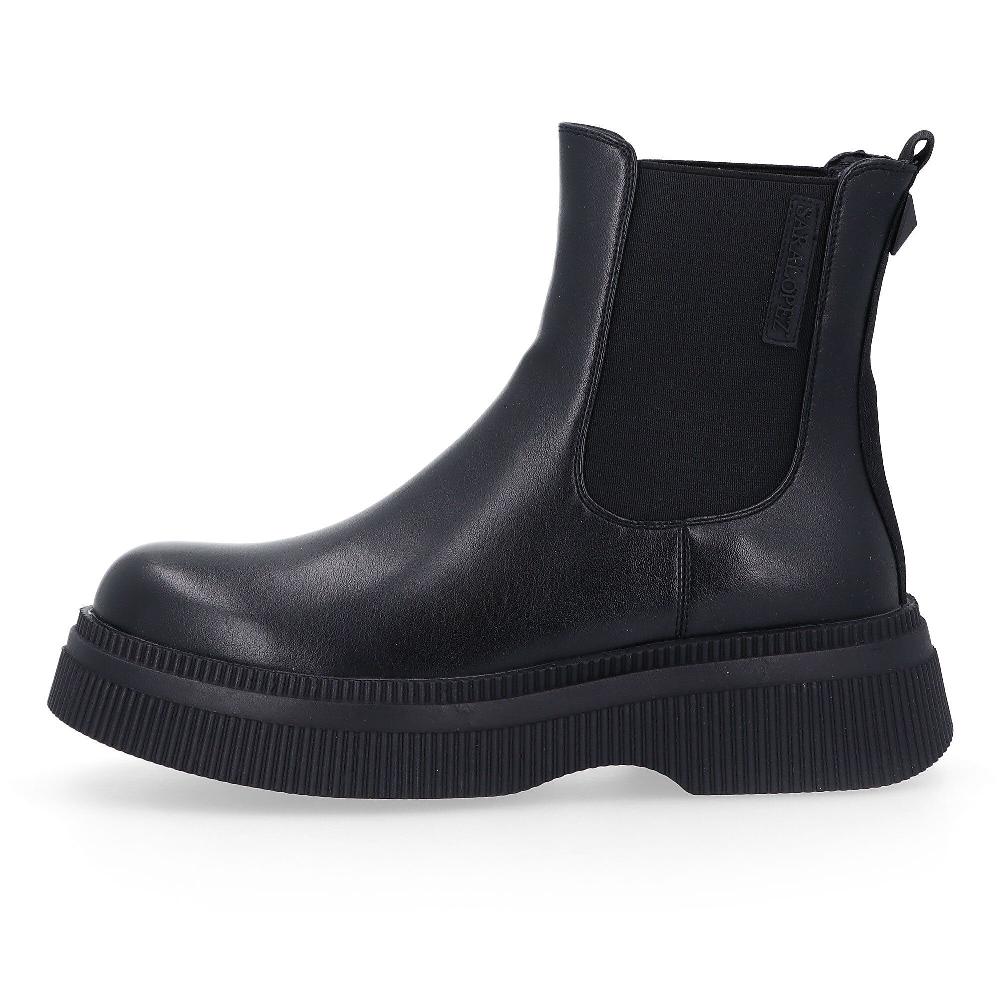 QVC Sara Lopez Stivaletti Chelsea Con Inserti Ed Elastico Laterale
