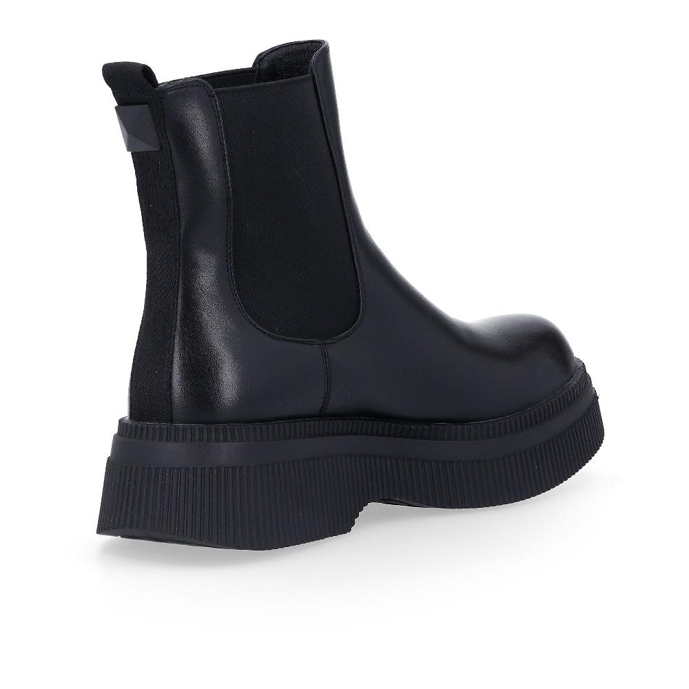 QVC Sara Lopez Stivaletti Chelsea Con Inserti Ed Elastico Laterale