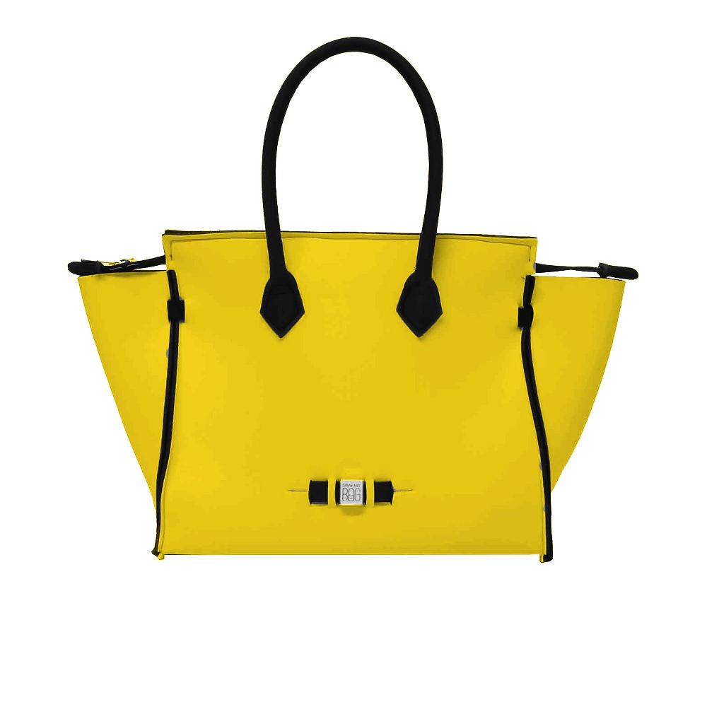 QVC Save my Bag Borsa a mano Amanda con design a trapezio