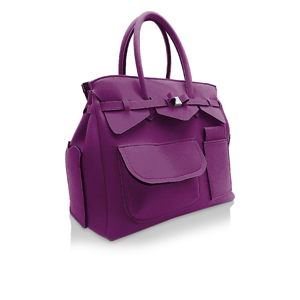 QVC Save My Bag Borsa A Mano In Poly-fabric Con Doppio Manico