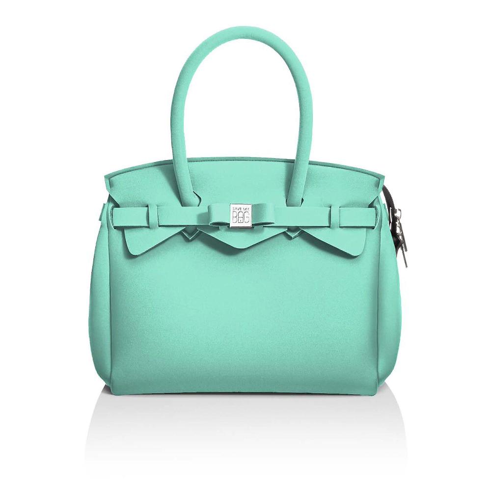 QVC Save my Bag Borsa a mano in poly-fabric con pannello a tre punte