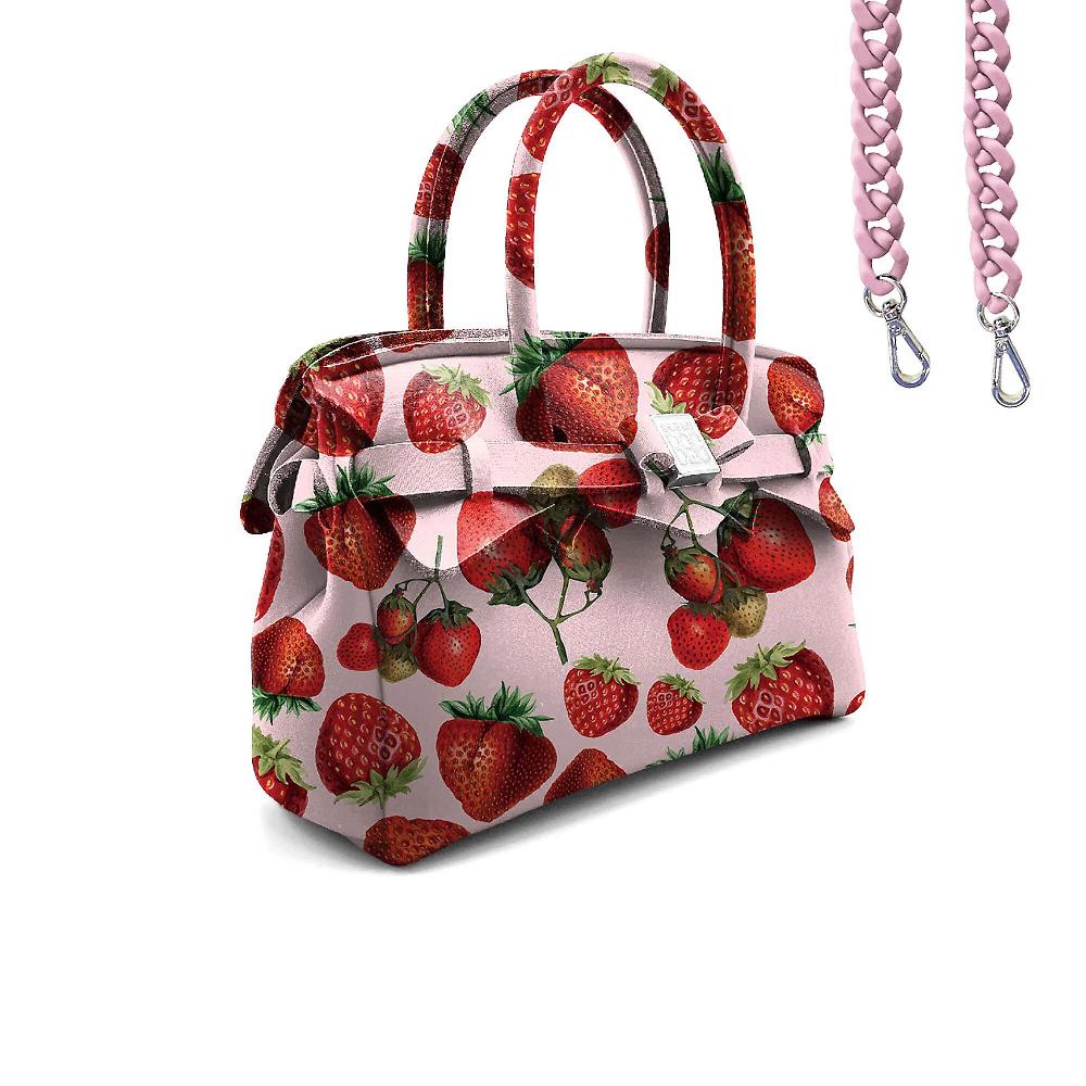 QVC Save My Bag Borsa Missy Made In Italy In Poly-fabric Con Tracolla