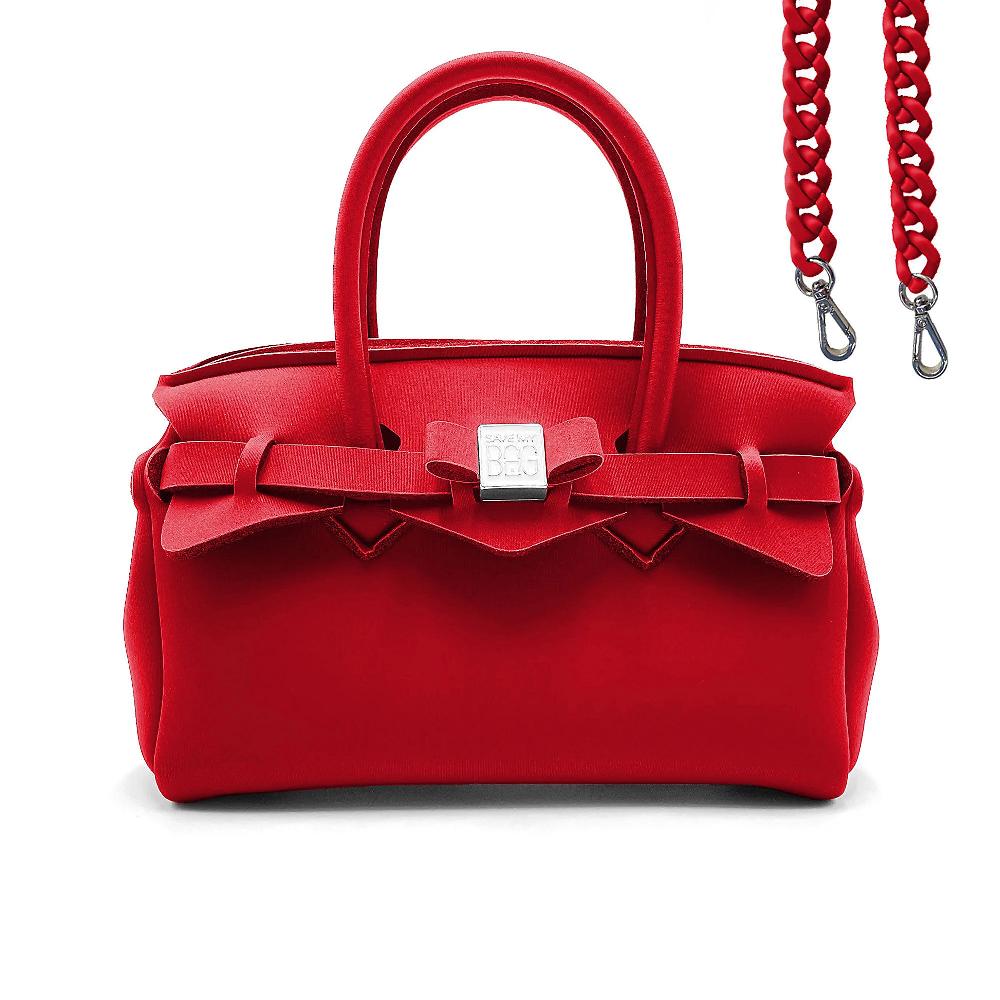 QVC Save my Bag Borsa Missy made in Italy in poly-fabric con tracolla