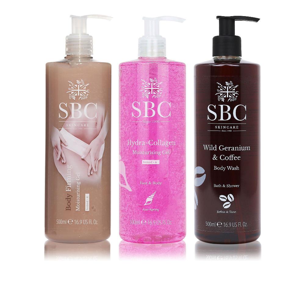 QVC SBC Gel Body Firming + Gel Hydra-Collagen + bagnoschiuma