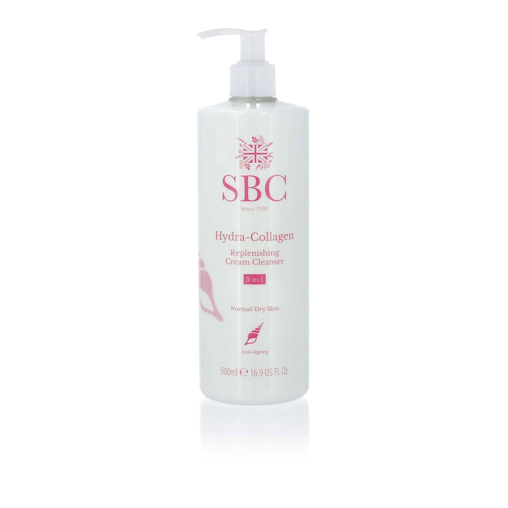 QVC SBC Hydra-Collagen 3in1: Detergente Viso Cremoso 300ml+500ml Con Shammy