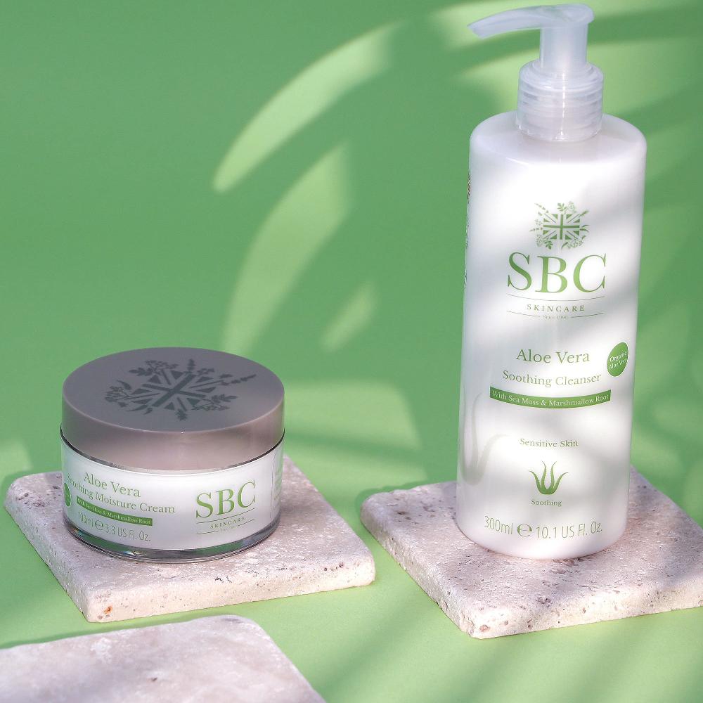 QVC SBC Kit Aloe Vera: detergente cremoso e crema idratante