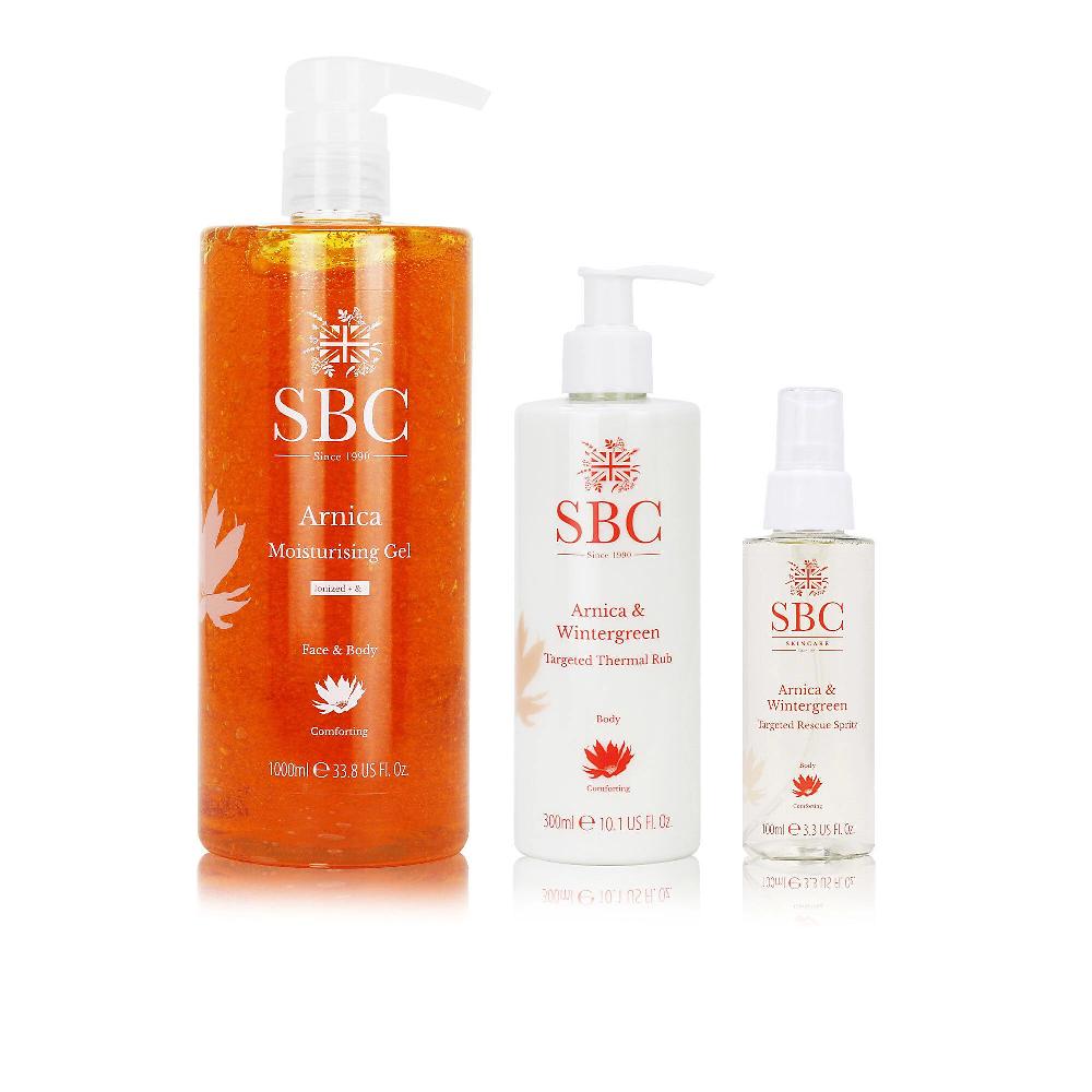 QVC SBC Kit Arnica & Wintergreen: Gel Crema E Spray Corpo