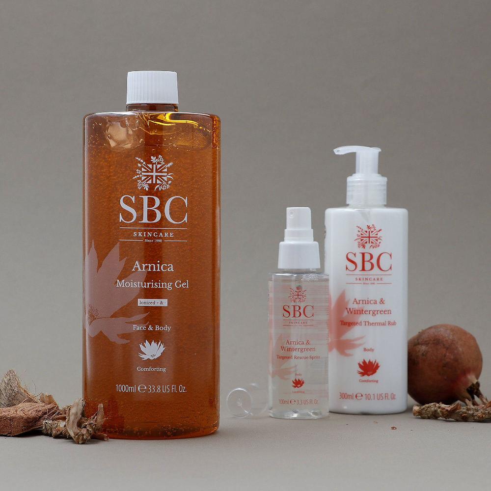 QVC SBC Kit Arnica & Wintergreen: gel crema e spray corpo