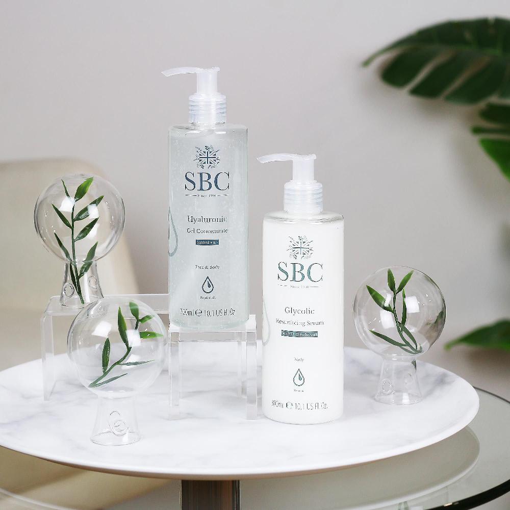 QVC SBC Kit idratazione: siero Acido Glicolico +gel Acido Ialuronico