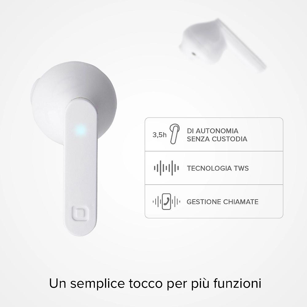 QVC SBS Air Free Auricolari Stereo True Wireless Con Custodia