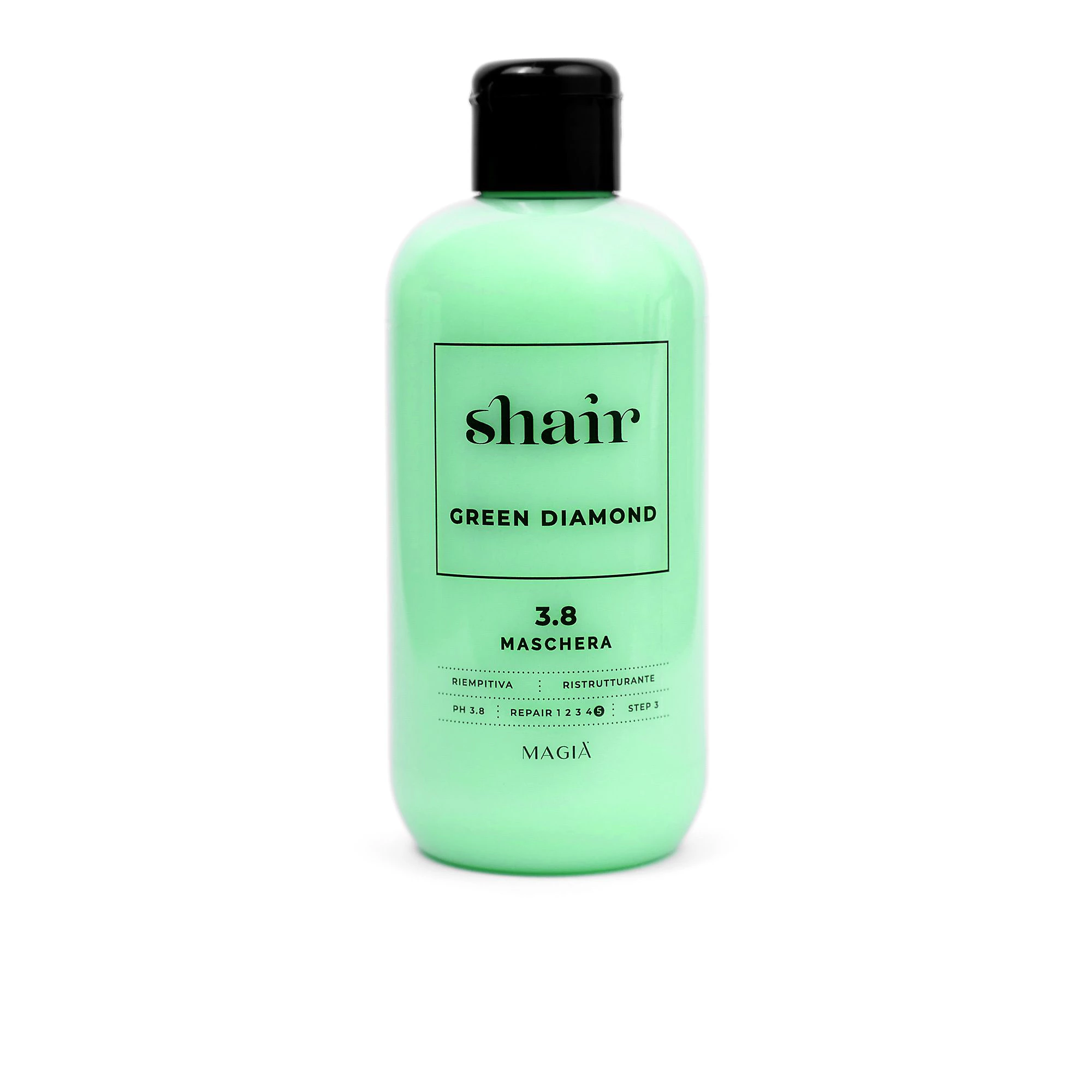 QVC SHAIR Green Diamond: Shampoo + Maschera Con Aceto E Pantenolo