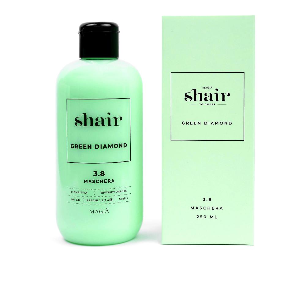 QVC SHAIR Green Diamond: Shampoo + Maschera Con Aceto E Pantenolo