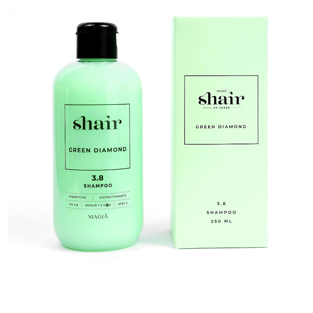 QVC SHAIR Green Diamond: Shampoo + Maschera Con Aceto E Pantenolo