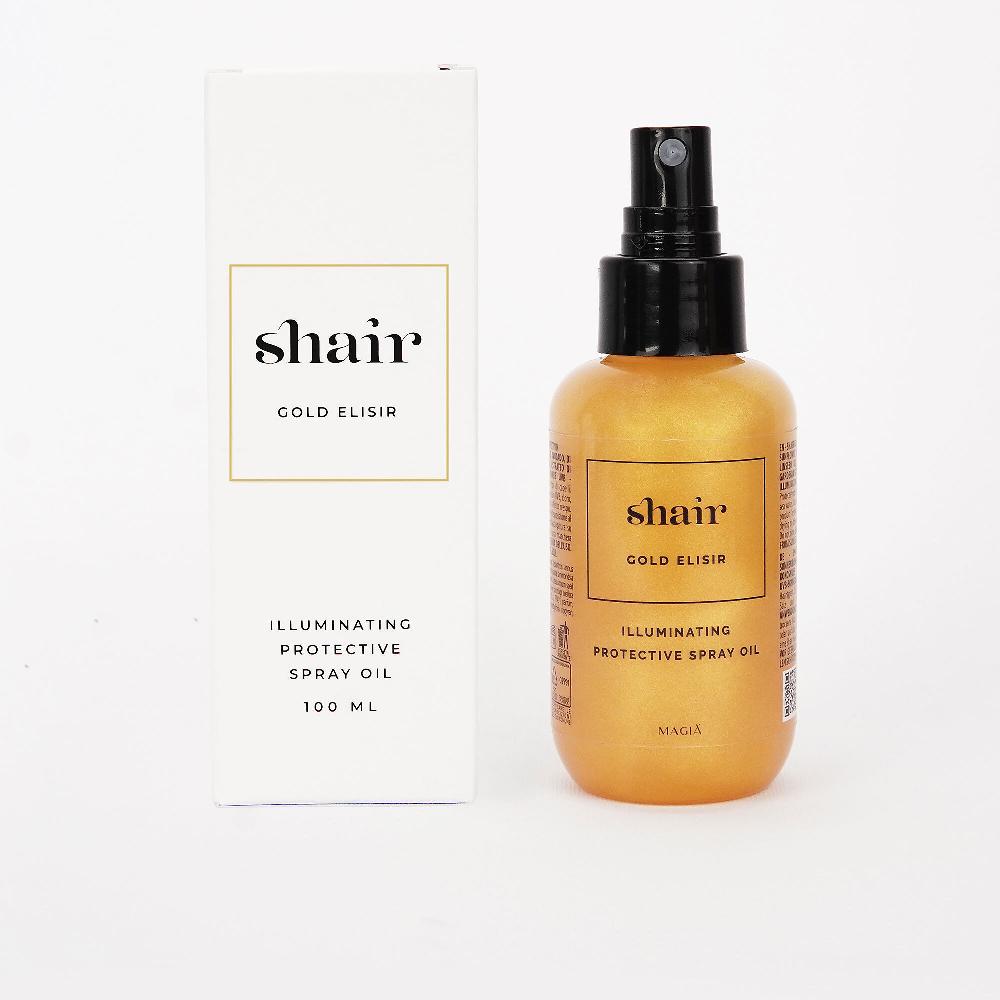 QVC SHAIR Olio Spray Protettivo Per Capelli Gold Elisir