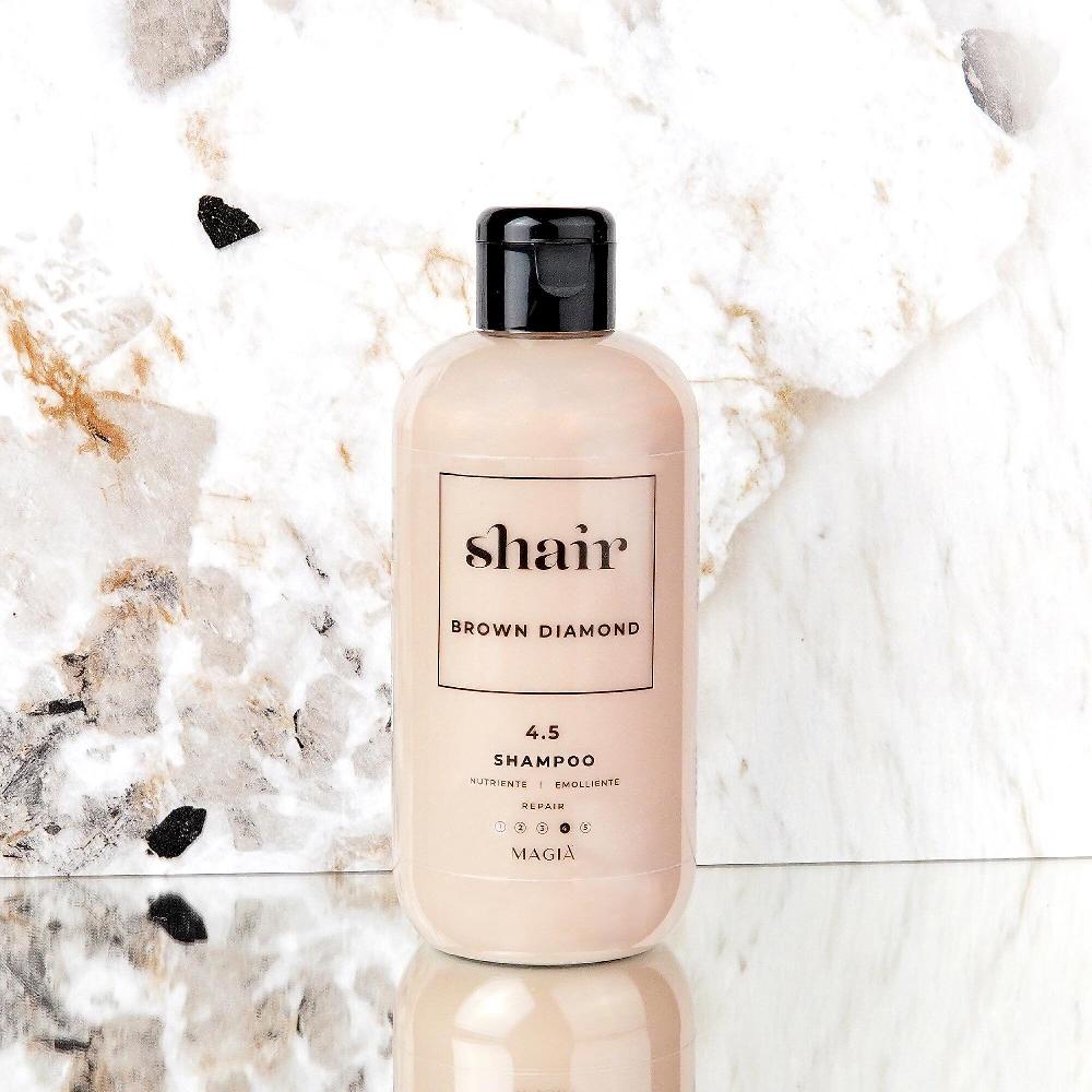 QVC SHAIR Shampoo nutriente Brown Diamond 4.5 con olio di Cocco