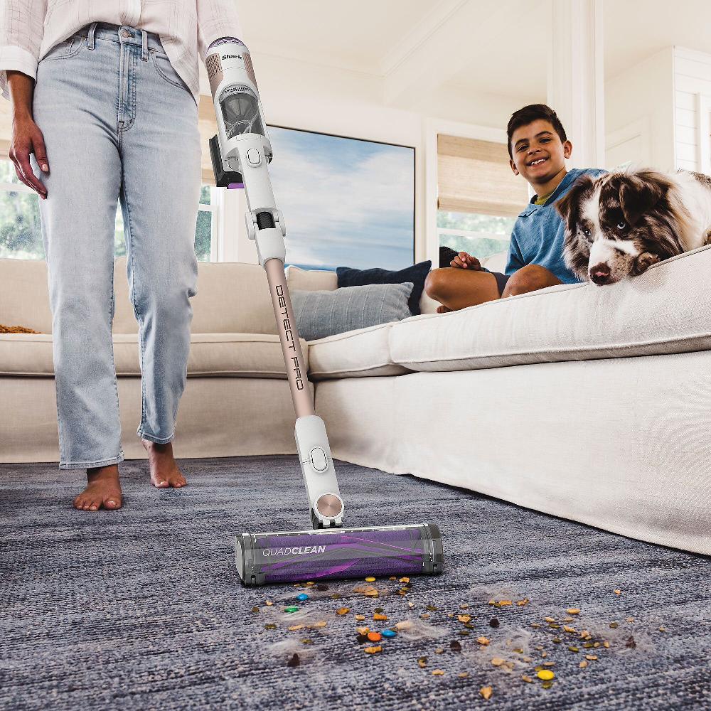 QVC Shark Scopa Elettrica Detect Pro Senza Filo Con Autosvuotamento