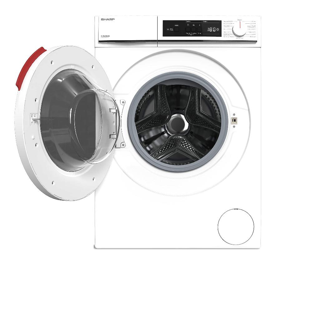 QVC Sharp Lavatrice 8 Kg EF-NFA812DWB1 Con Servizi Inclusi