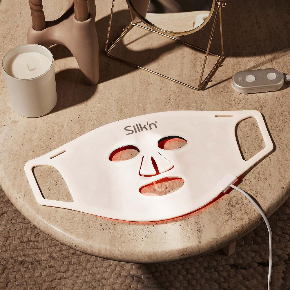 QVC Silk’n Maschera Viso LED 100 Con 4 Modalità Di Luce LED