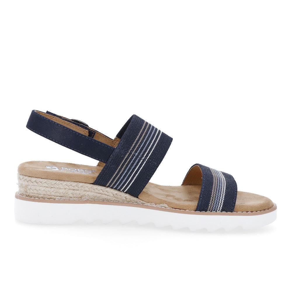 QVC Skechers Sandali Chiusura Con Velcro E Soletta Memory Foam Zeppa 4cm
