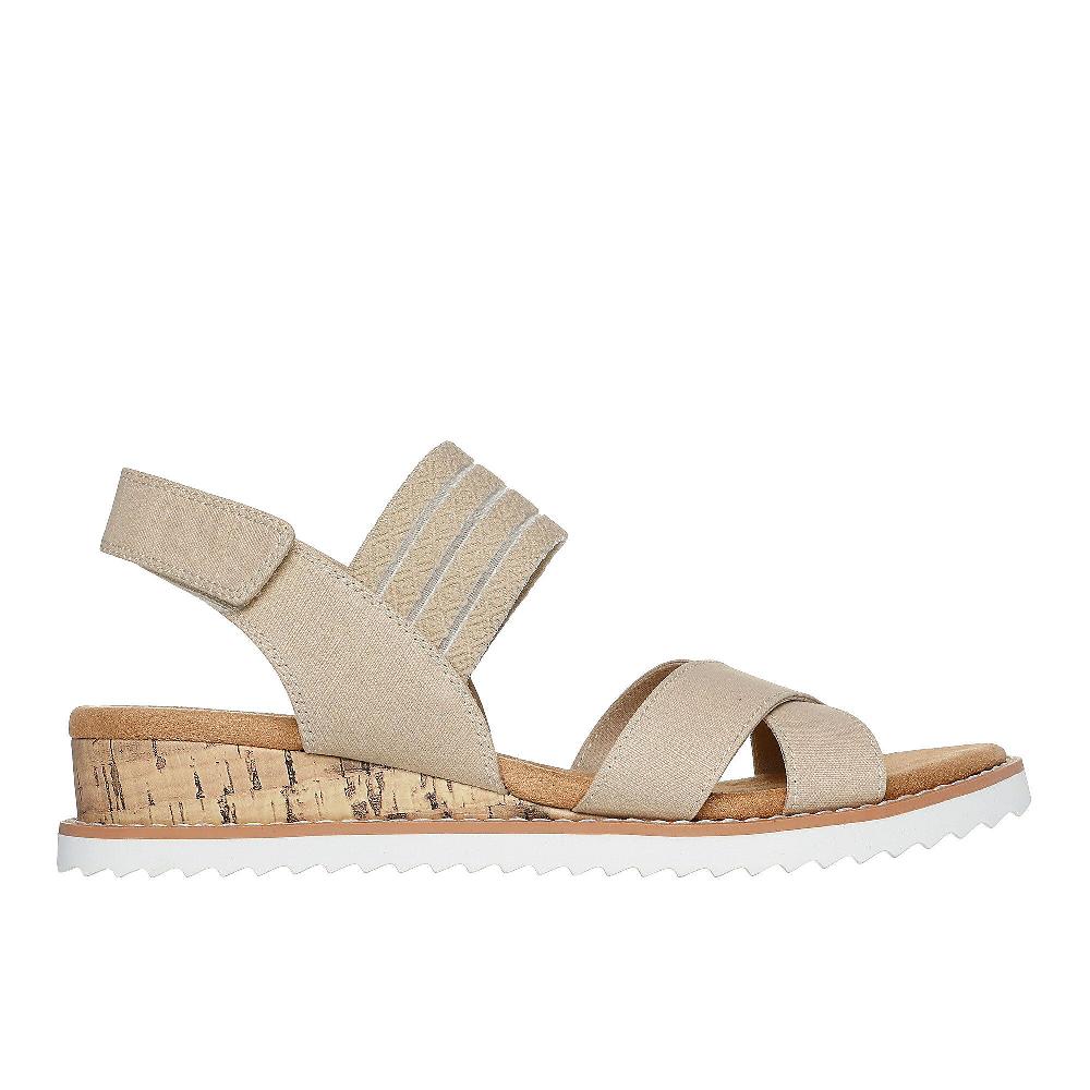 QVC Skechers Sandali Desert Kiss Con Fasce E Chiusura A Strappo