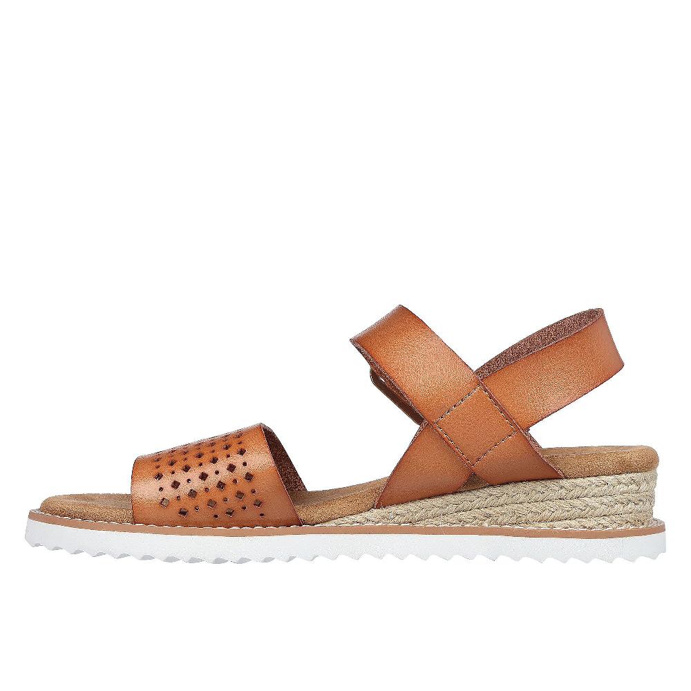 QVC Skechers Sandali Desert Kiss Tomaia Traforata E Chiusura A Strappo