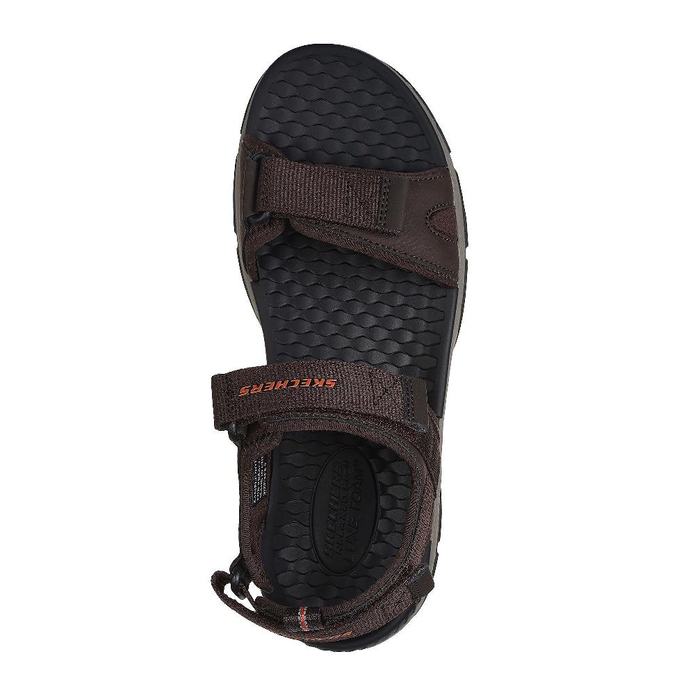 QVC Skechers Sandali Uomo Tresmen Con Tripla Chiusura E Soletta Luxe Foam