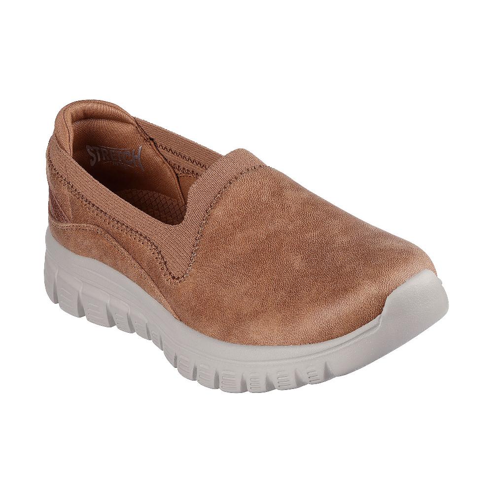 QVC Skechers Slip on Graceful- Leaning In con Memory Foam