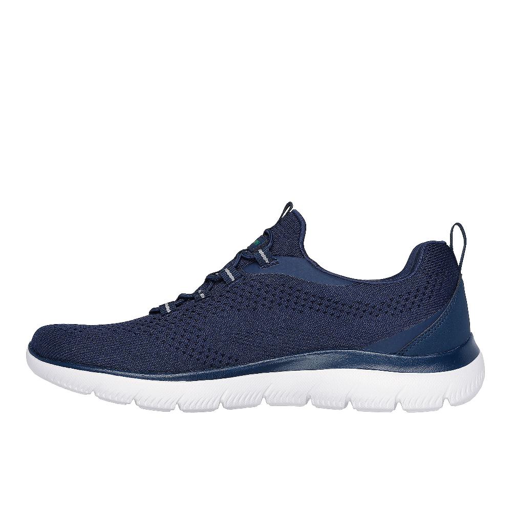 QVC Skechers Slip On Uomo Summits Tallo In Tessuto Con Memory Foam