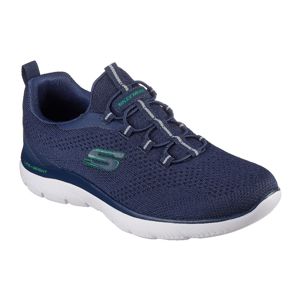 QVC Skechers Slip on uomo Summits Tallo in tessuto con Memory Foam