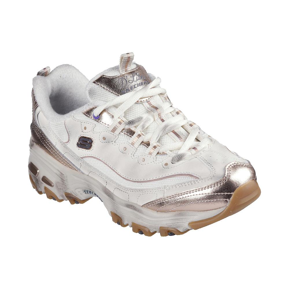 QVC Skechers Sneaker chunky D'Lites Vintage in cuoio rivestito